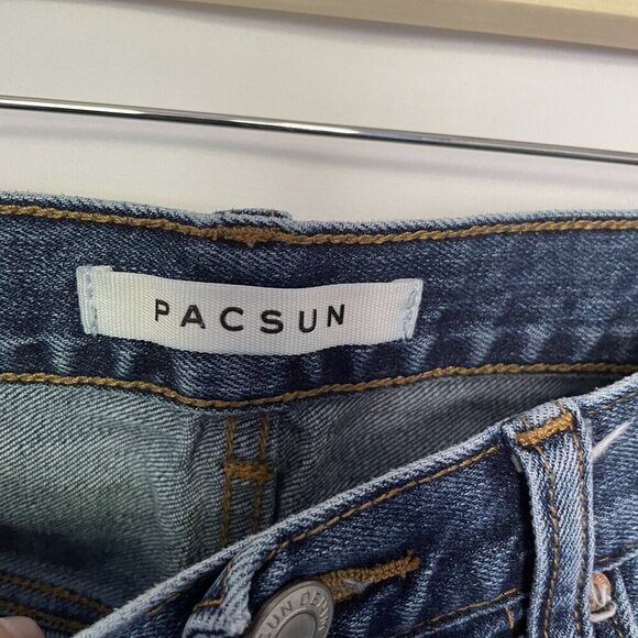 PacSun Mens Stacked Skinny Jeans 29x30 Dark Wash Denim pants casual blue - Picture 3 of 7